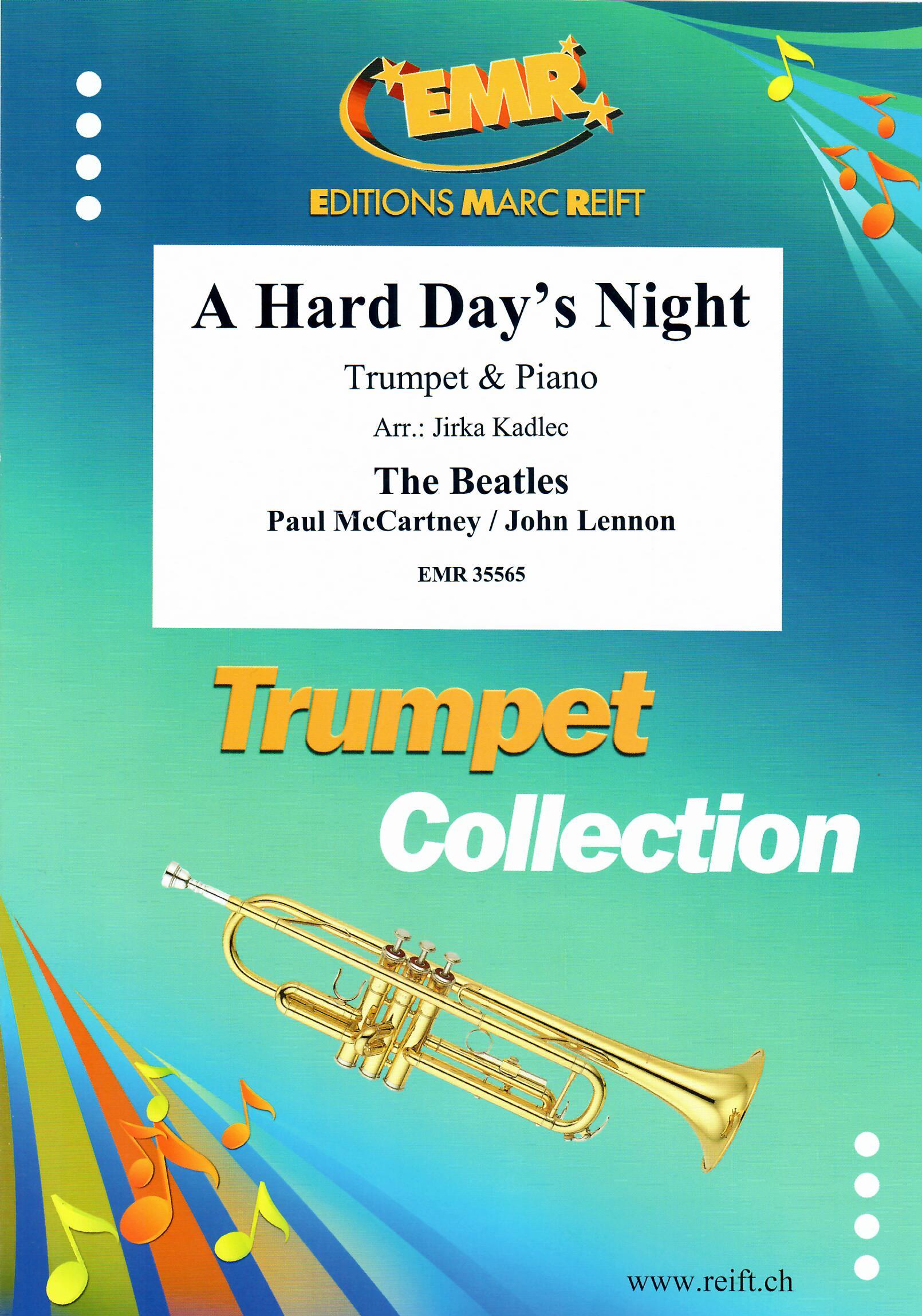 A HARD DAY'S NIGHT, SOLOS - B♭. Cornet/Trumpet with Piano