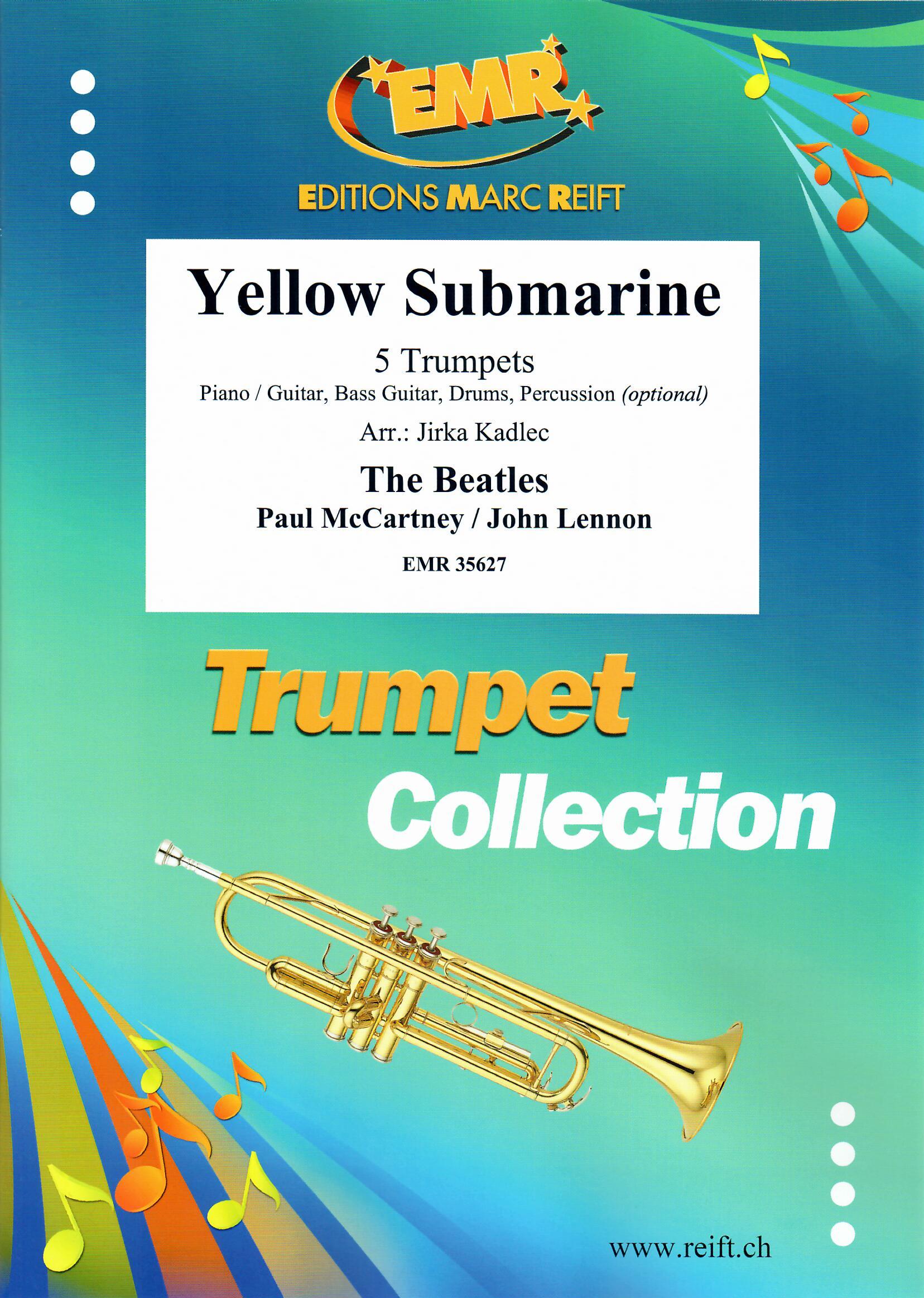 YELLOW SUBMARINE, SOLOS - B♭. Cornet/Trumpet with Piano